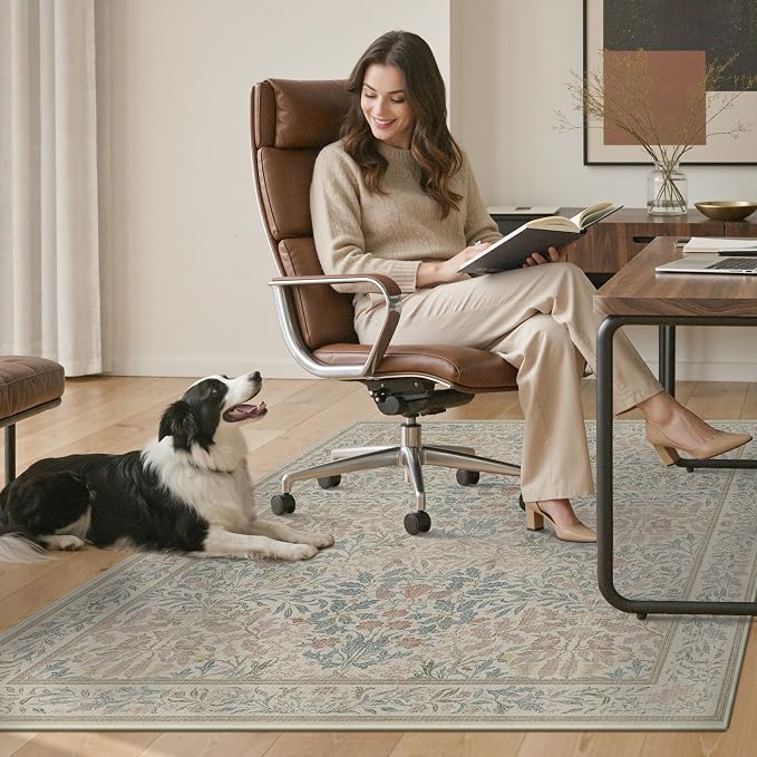 48"x60" Office Chair Mat for Hardwood Tile Floor, Under Desk Carpet Protector - Image 7