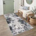 IOHOUZE Abstract Runner Rug 3x6 Ft Washable Runners by iOhouze