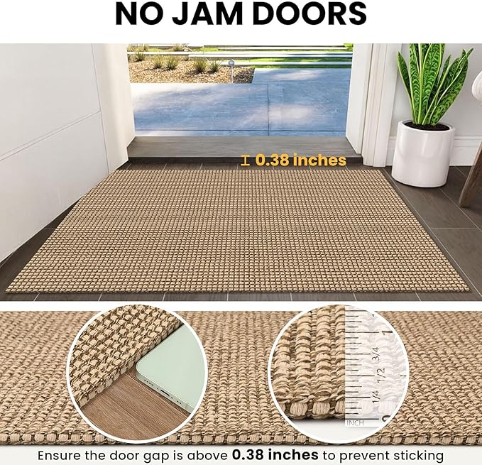 IOHOUZE Washable Runner Rug 2x5 Non Slip Rubber Backed Runners - Image 3