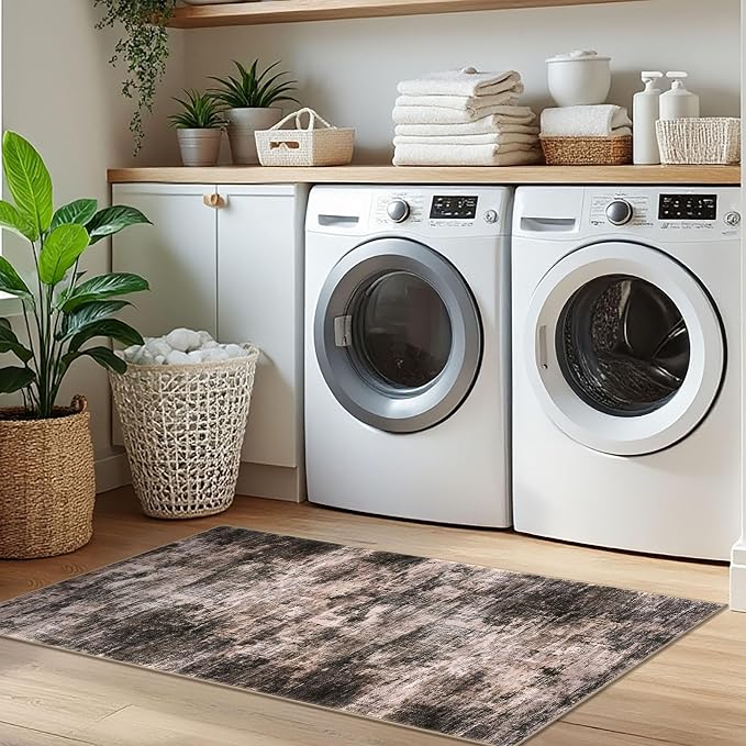 IOHOUZE Abstract Runner Rug 2x5 Ft Washable Runners - Image 8
