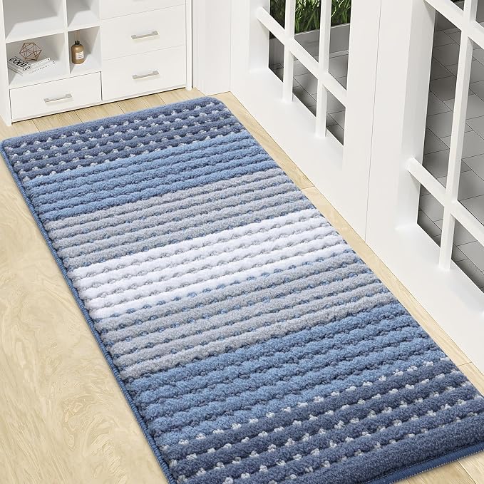 Kitinjoy Indoor Outdoor Door Mat, 47x20 Non-Slip Absorbent Dirt Trapper by Kitinjoy