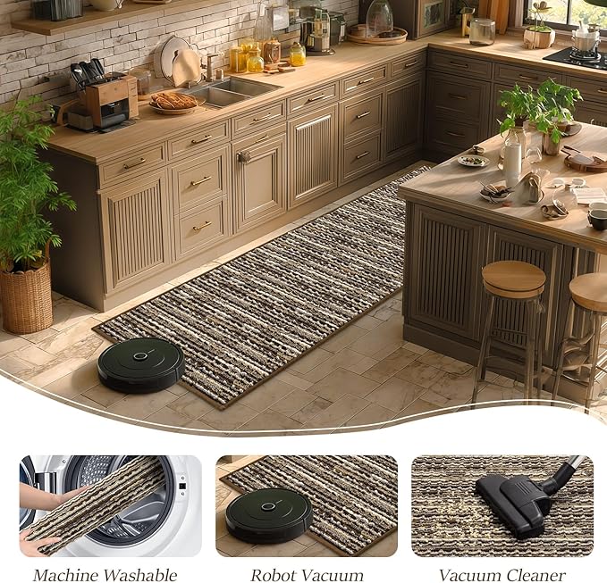 Kitchen Rugs Sets of 2-Non Slip Kitchen Mats - Image 7