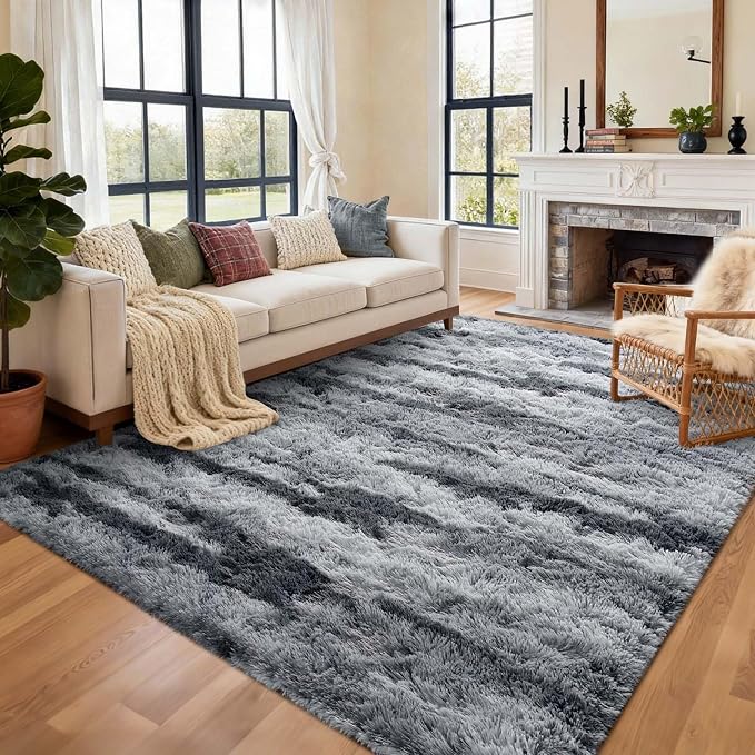9x12 Ft Extra Large Shag Rugs for Living Room, Ultra Soft Fluffy Furry Area - Image 3