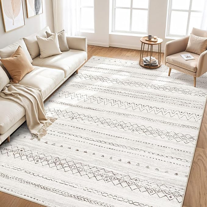 cotiled 5x7 Area Rugs Living Room Rug: Washable Boho Rugs - Image 7