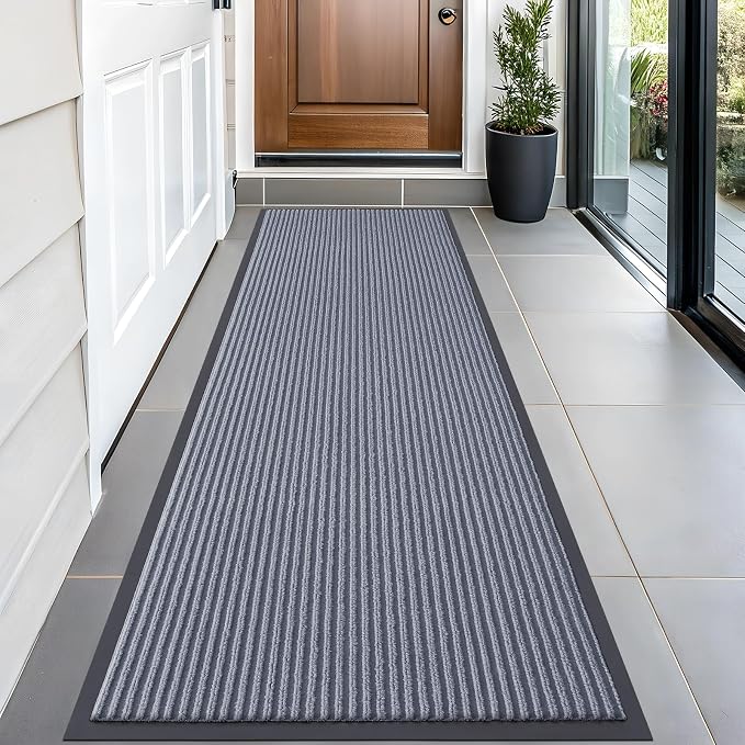 OLANLY Front Door Mat Indoor Outdoor Entrance, Waterproof Heavy Duty Doormat by OLANLY