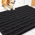Smiry Dog Door Mat for Muddy Paws 30x20, Absorbent Dirt Trapper, Non-Slip by Smiry