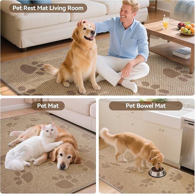 YDKGL Non-Slip Kitchen Mats for Floor, Soft Woven Linen Embroidery Kitchen - Image 8