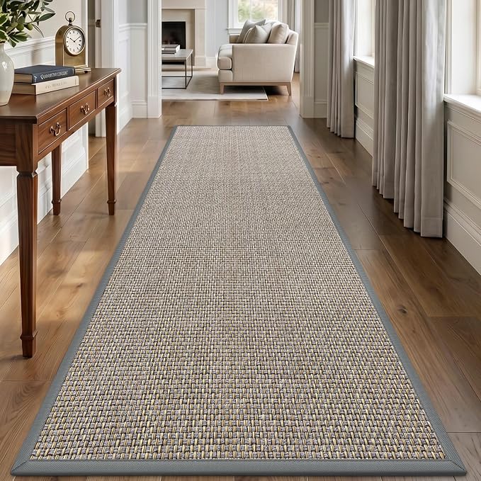 DEX Hallway Runner Rug 2x6, Non Slip Rubber Backing Inside Entryway Carpet by DEXI