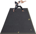 GXMMAT Large Yoga Mat 12'x6'/10'x6'/6'x8', Extra Thick Workout Mats by GXMMAT
