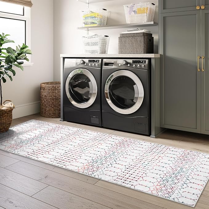 Lahome Moroccan Long Kitchen Rugs Runners 2x8 Rug Runners - Image 6