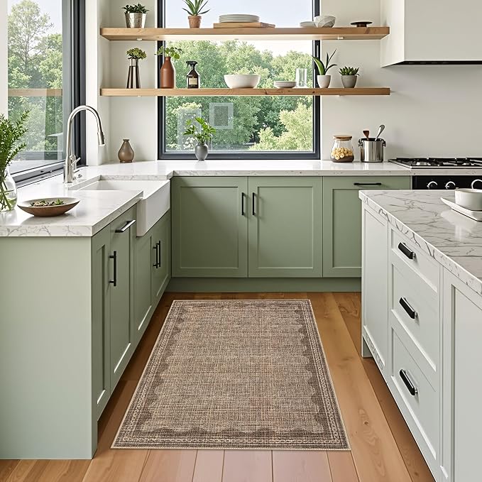 GarveeHome 4x6 Rug Non-Slip Washable Low-Pile Carpet - Image 3