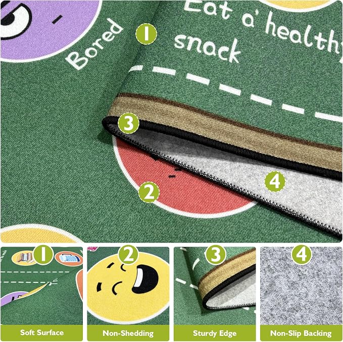Classroom Rug Elementary 5x7 ft, Calming Corner Rug - Image 3