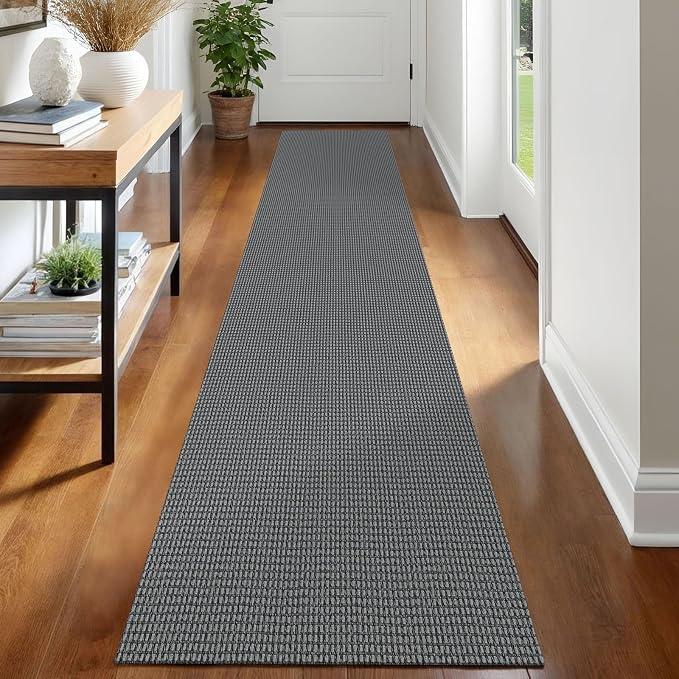 IOHOUZE Washable Runner Rug 2x12 Non Slip Rubber Backed Extra Long Hallway by iOhouze