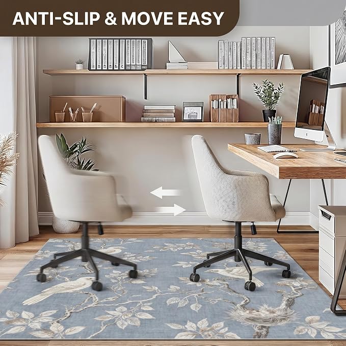 36"x48" Office Chair Mat for Hardwood Tile Floor, Under Desk Carpet Protector - Image 4