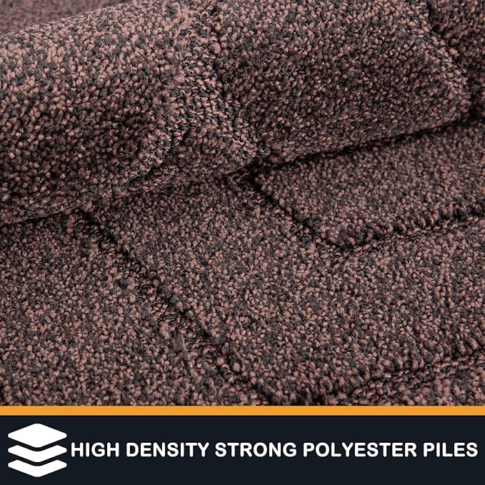 PURRUGS Easy Care Area Rug 6ft x 9ft, Non-Slip Machine Washable Entry Rug - Image 4