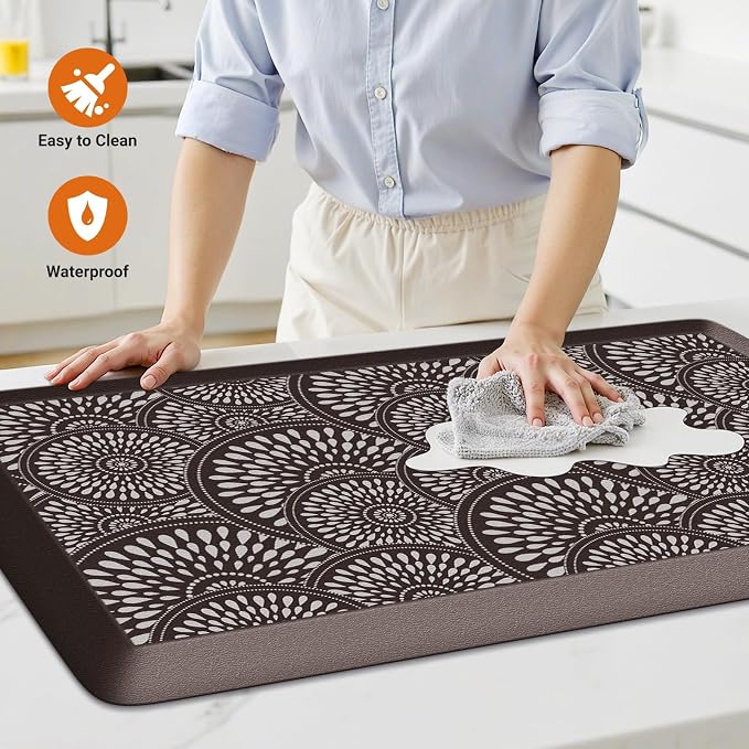 Mattitude 4/5 Inch Kitchen Mat, 20x53in Heavy Duty Ergonomic Comfort Foam - Image 3