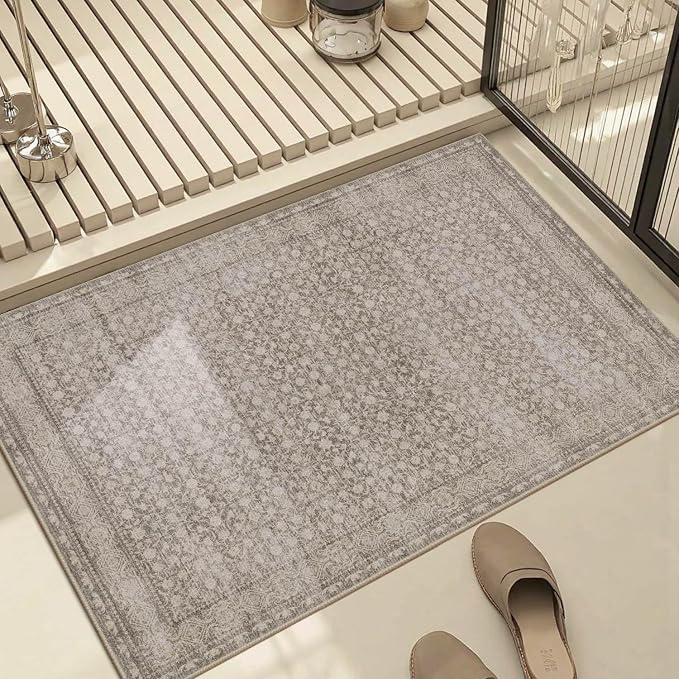 Rugxara 2x3 Entryway Rug, Door Mat Indoor Entrance, Washable Non Slip Kitchen - Image 2