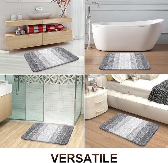 OLANLY Large Bathroom Rugs Mat 70x46, Extra Soft Absorbent Microfiber Bath Rugs - Image 6