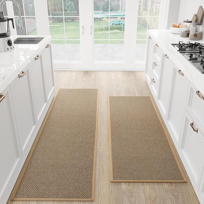 SUMLANS Kitchen Mat Set of 2 PCS, Cushioned Non Slip Rugs by SUMLANS