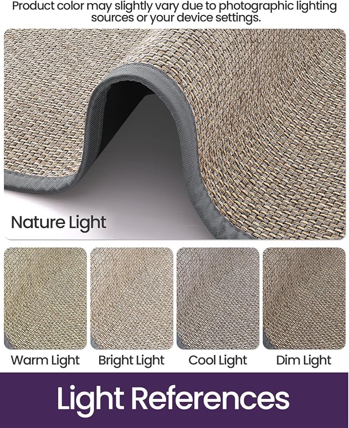 DEXI Ultra Thin Entryway Indoor Door Mat 36x56, Non Slip Rubber Backing Inside - Image 3