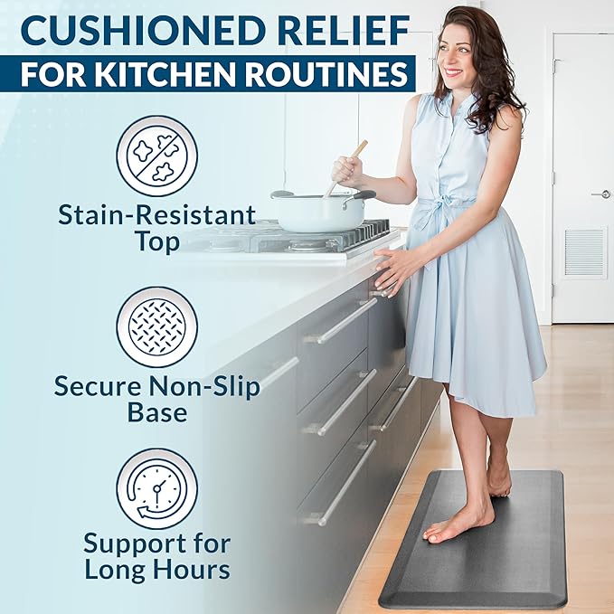 ComfiLife Anti Fatigue Floor Mat – 3/4 Inch Thick Kitchen Mats - Image 6