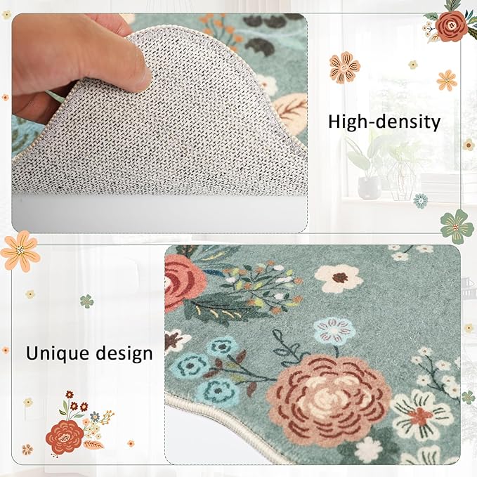 Homcomoda Floral Kitchen Rugs Mats - Image 5