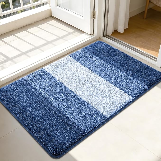 Kitinjoy Indoor Outdoor Door Mat, 44x32 Non-Slip Absorbent Dirt Trapper by Kitinjoy