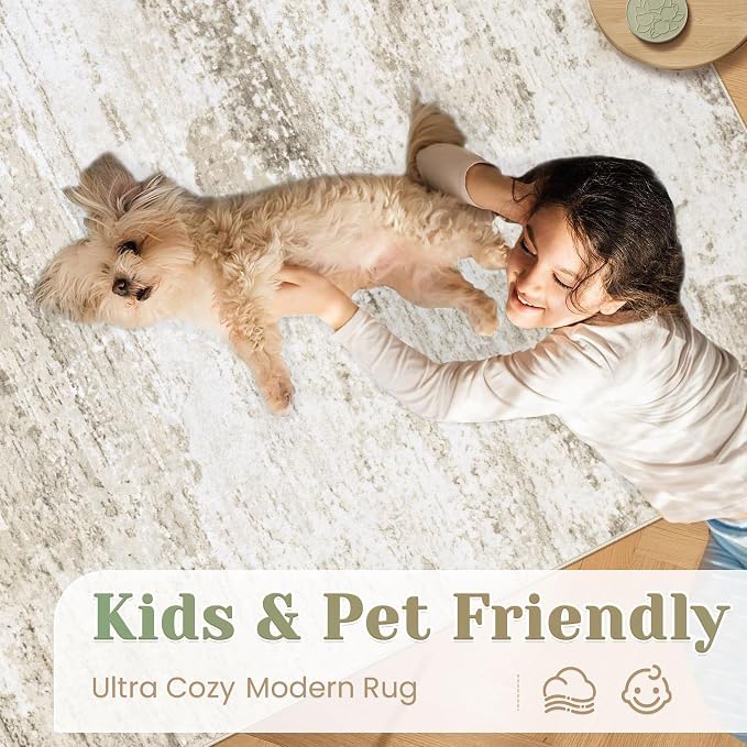 Washable 2x8 Runner Rug for Hallway: Kitchen Runner Non Slip Neutral Soft - Image 7