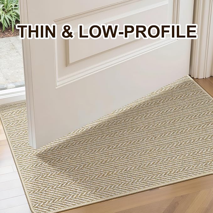 Ultra Thin Door Mat Indoor Entrance 24"x47", Low-Profile Indoor Door Mat - Image 5