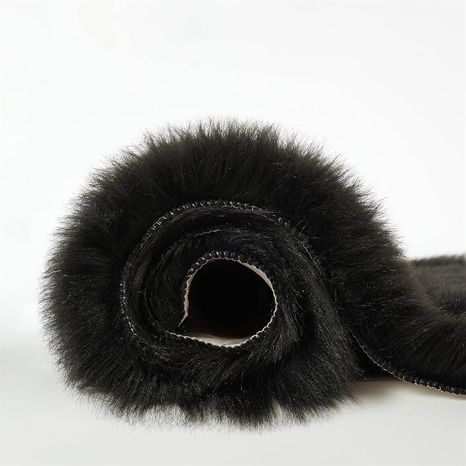 EasyJoy Ultra Soft Fluffy Shaggy Area Rug Faux Fur Rug Chair Cover Seat Pad - Image 5