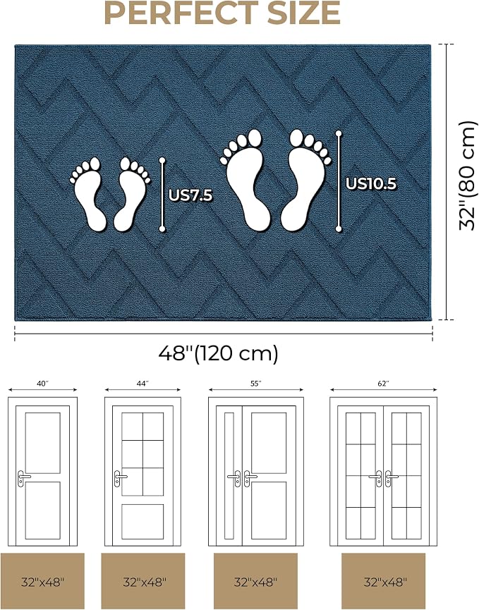 GRANNY SAYS Door Mat Indoor Entrance Non-Slip, Welcome Mats Front Door Mat - Image 2