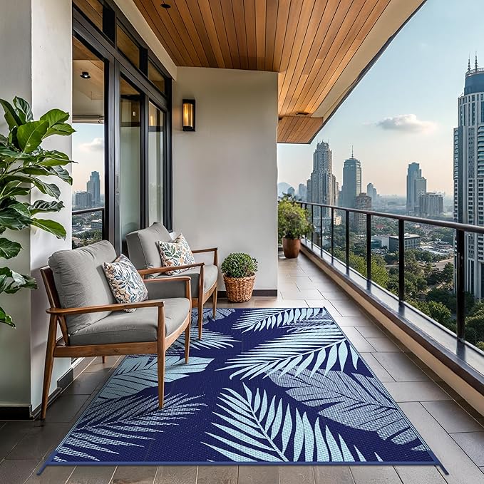 GENIMO Outdoor Rug 6' x 9' Waterproof - Image 4