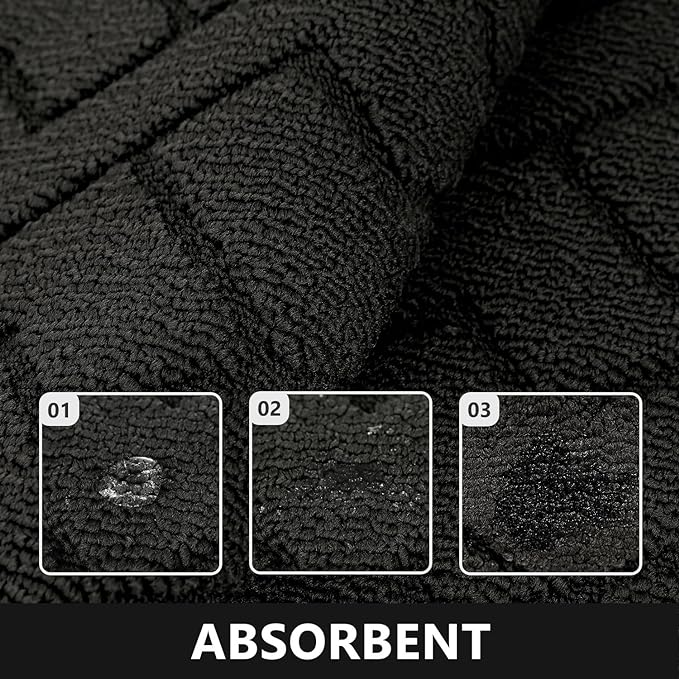 hicorfe Kitchen Runner Rugs and Mats Sets, 2 Pieces Absorbent Non-Slip Kitchen - Image 5