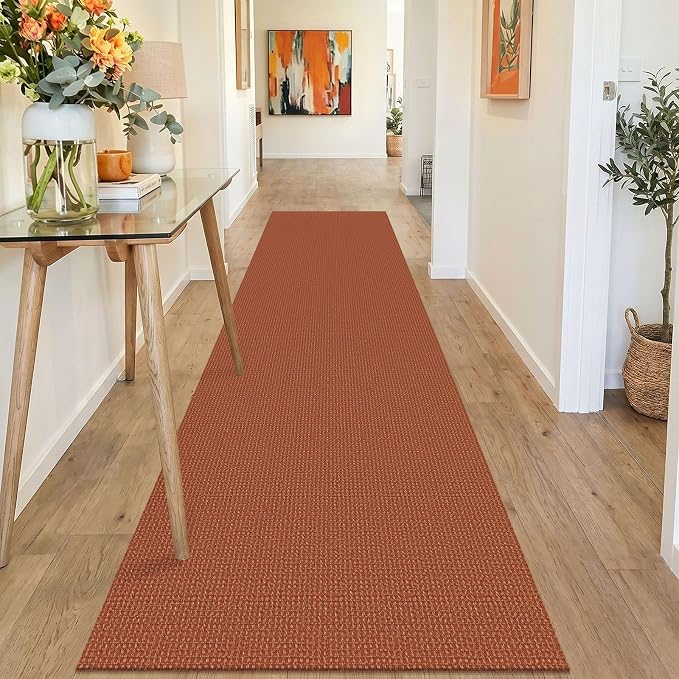 IOHOUZE Washable Runner Rug 2.6x10 Non Slip Rubber Backed Long Hallway Runner - Image 8