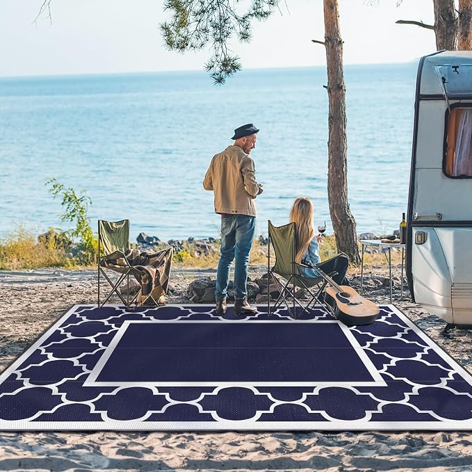 GENIMO 10' x 14' Outdoor Rug Waterproof - Image 8