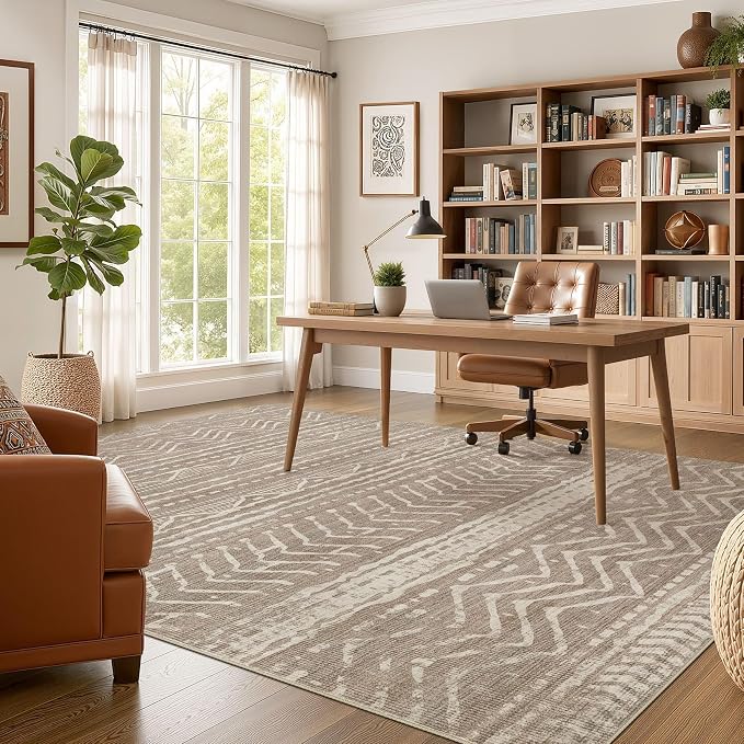 Nakagishi Area Rug Living Room Rugs: 11x14 Large Soft Machine Washable Boho - Image 5