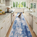 RELEANY Washable Area Rugs 2'6"x12 Non-Slip Modern Abstract Soft by RELEANY