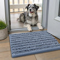 Smiry Dog Door Mat for Muddy Paws 24x16, Absorbent Dirt Trapper, Non-Slip by Smiry