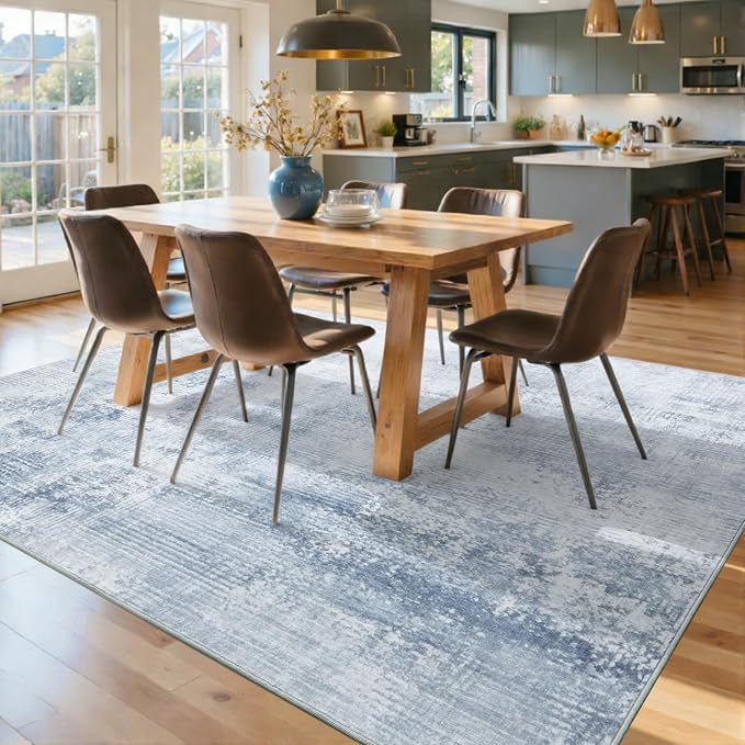 5x7 Ft Area Rugs for Living Room, Soft Non-Slip Washable Rugs Modern Abstract - Image 9