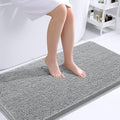 OLANLY Bathroom Runner Rugs 44x24, Soft Absorbent Chenille Bath Rugs, Rubber by OLANLY