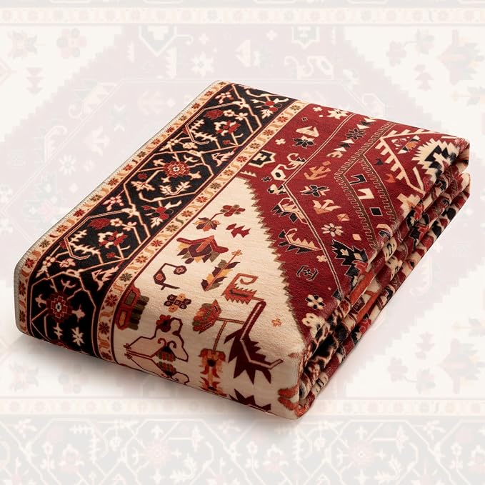 SERISSA 9x12 Area Rugs for Living Room, Large Washable Non-Slip Boho Rug - Image 7