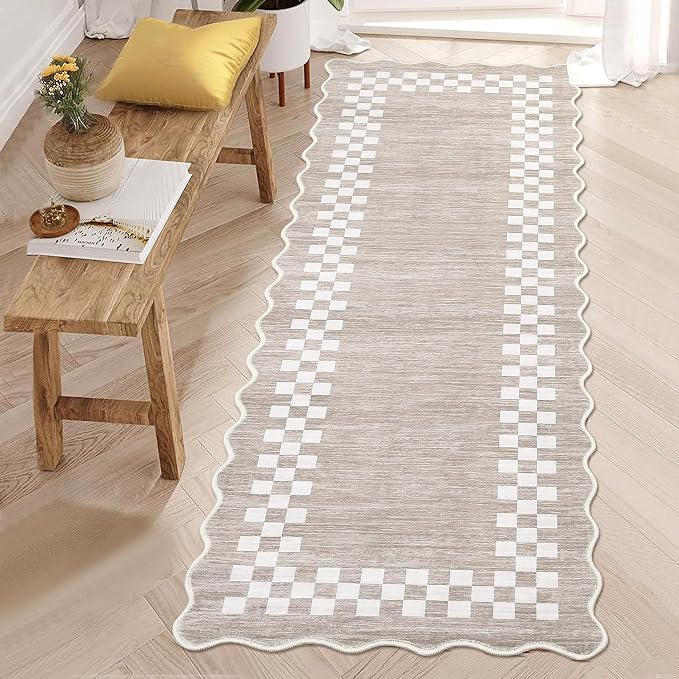 Rug Runners for Hallways 2x8 Washable Kitchen Runner Rug Non Slip Low Pile by GarveeHome