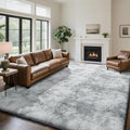 yongyangjuxin Fluffy Rug Shag Area Rug, Mottling Grey 6x9 Area Rugs by Yongyangjuxi