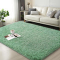 Mugorn Green Rugs for Bedroom, 3x5 Feet Fluffy Area Rugs for Living Room by MUGORN