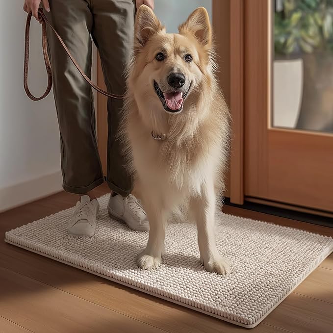EHEYCIGA Super Absorbent Dog Door Mat by EHEYCIGA