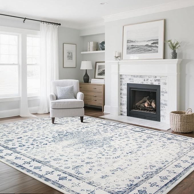 Srugn Washable Rugs 8x10 Area Rugs by Srugn