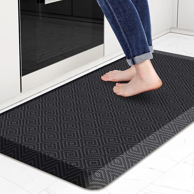 Mattitude 4/5 Inch Thick Kitchen Mat Cushioned Anti-Fatigue Floor Mat Water by Mattitude
