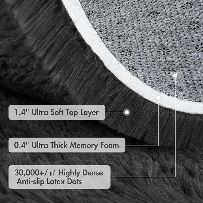 6x9 Ft Large Shag Rugs for Living Room Decor, Ultra Soft Fluffy Furry Area Rugs - Image 8