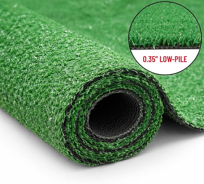 Ottomanson Artificial Grass Runner Lite 31" x 50', Fake Grass - Image 2