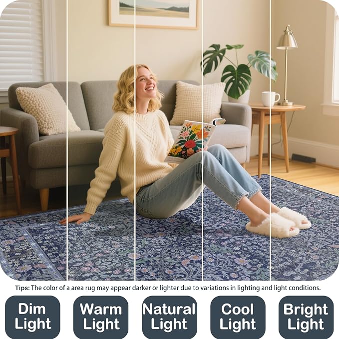 Washable 2'6" x 10' Runners for Hallways, Non Slip Long Floor Runner for Kitchen - Image 5
